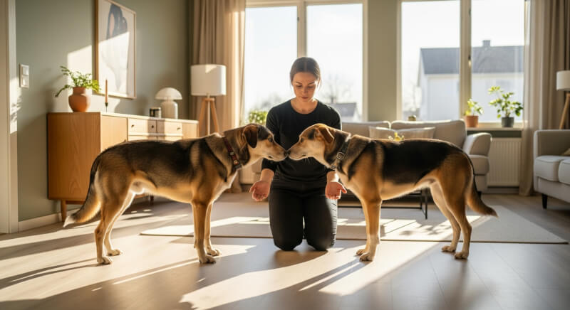 comment réconcilier deux chiens qui se battent